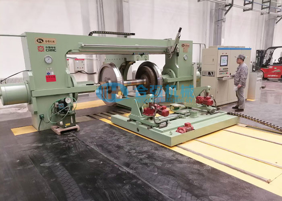 Imprensa de Wheelset do cilindro do dobro do CNC 350 toneladas com a bomba de lubrificação de alta pressão
