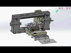 Controle PLC da roda do comboio para montagem do conjunto de rodas do metrô
